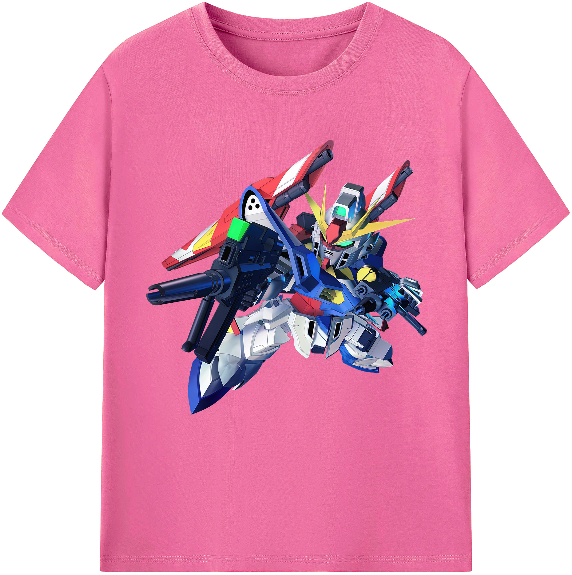 （画像用） 機動戦士ガンダム Mobile Suit Gundam レディースカジュアルプリントTシャツ（綿100％）